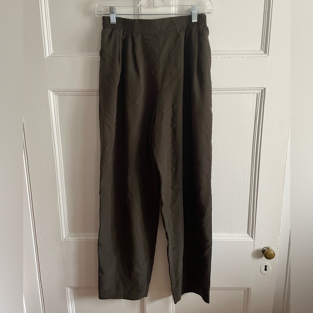 Bianca | Vintage Forest Green Women’s Dress Pants